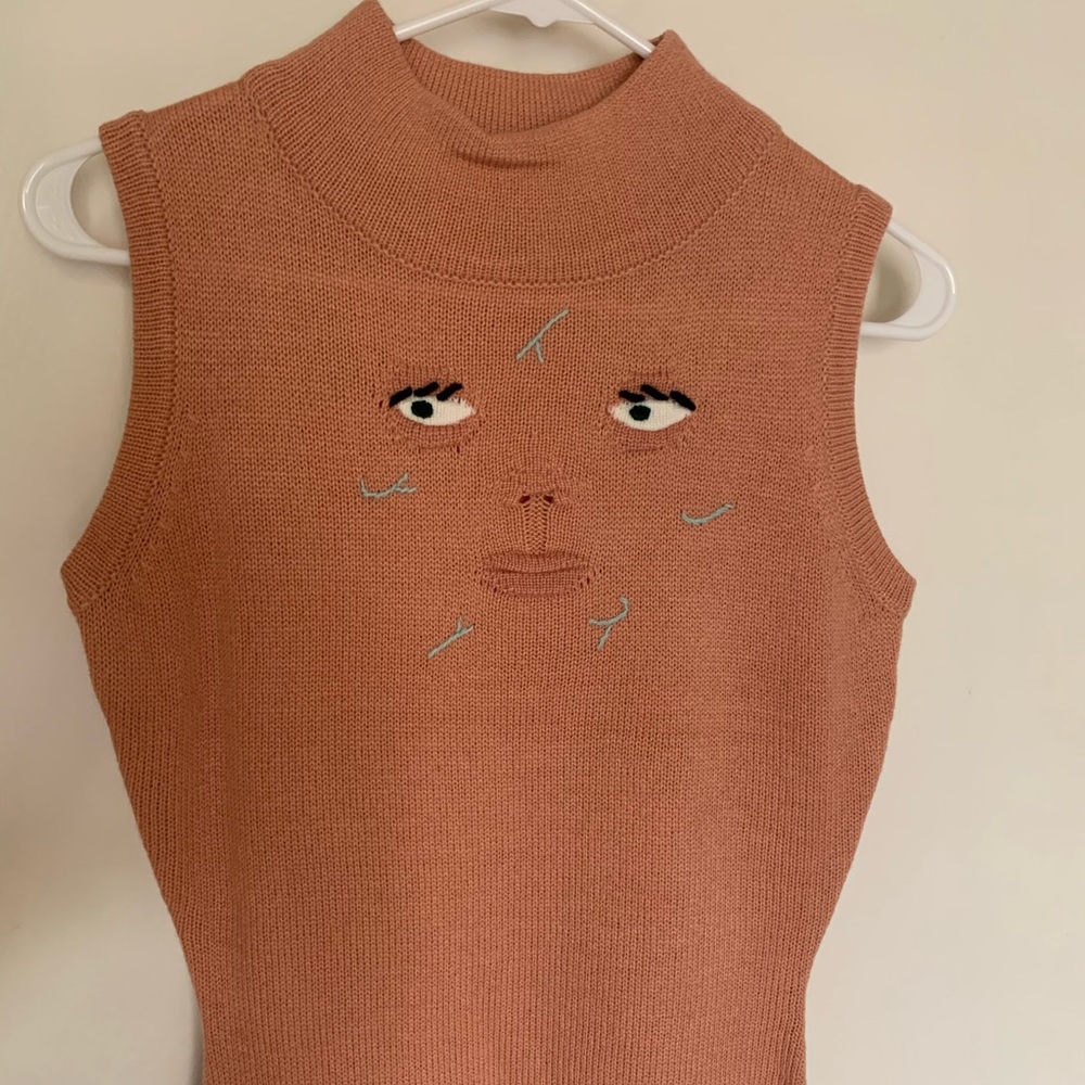 Fashion Brand Company Face Dress - XS